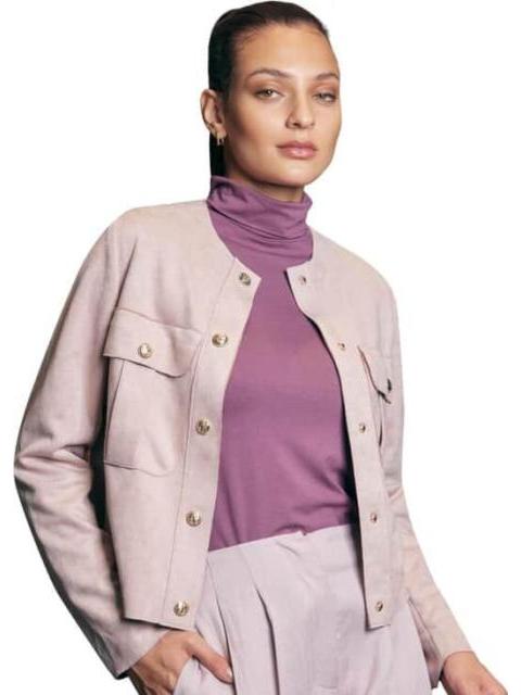 SACO SUADE ROSA HOLLY LAND