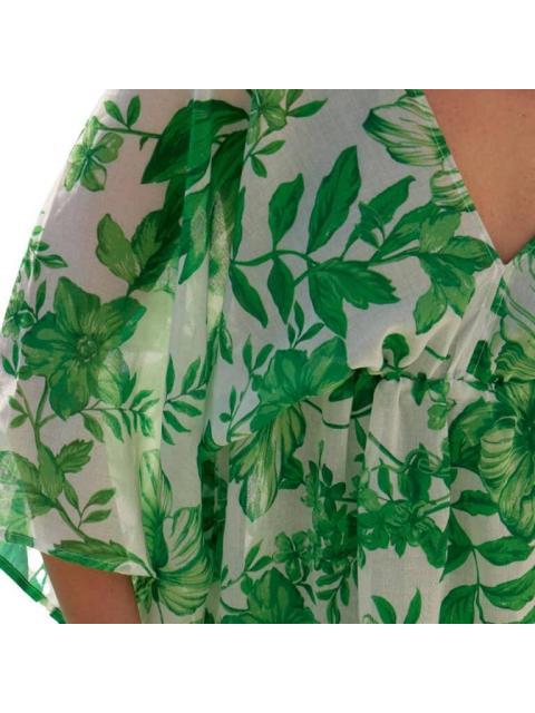 SALIDA DE PLAYA ESTAMPADA VERDE HOLLY LAND