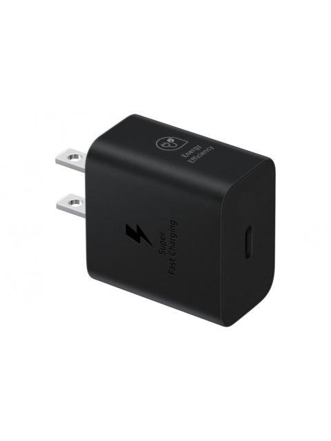 SAMSUNG CARGADOR DE PARED 25W 1X USB-C NEGRO