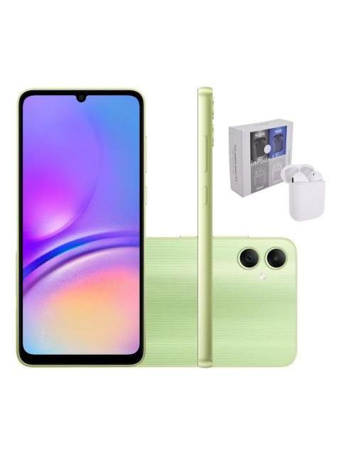 SAMSUNG GALAXY A05 DUAL SIM 128 GB VERDE 4 RAM + AIR PODS GENERICOS