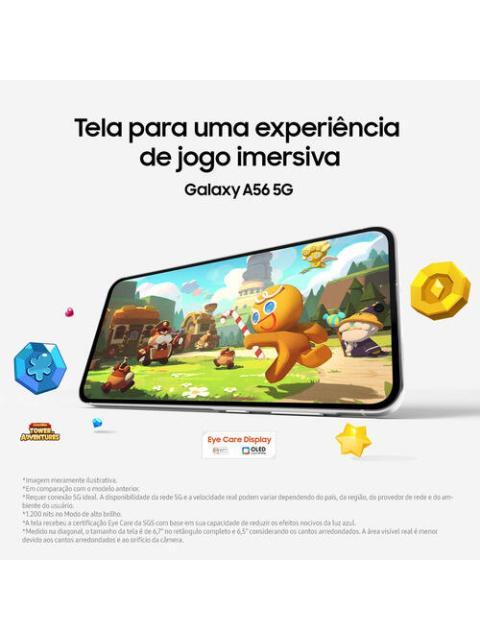 SAMSUNG GALAXY A56 5G 128 GB 8 GB RAM NEGRO