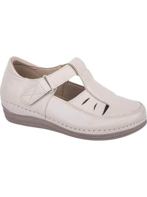 SANDALIA AJUSTABLE BEIGE SHOSH CONFORT