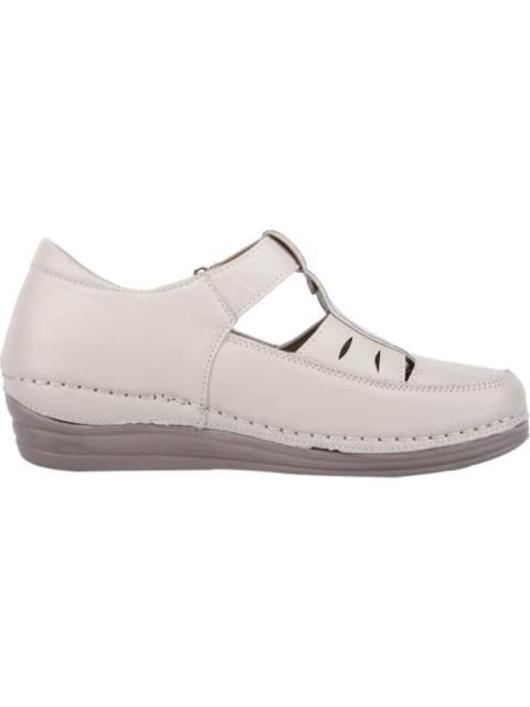 SANDALIA AJUSTABLE BEIGE SHOSH CONFORT