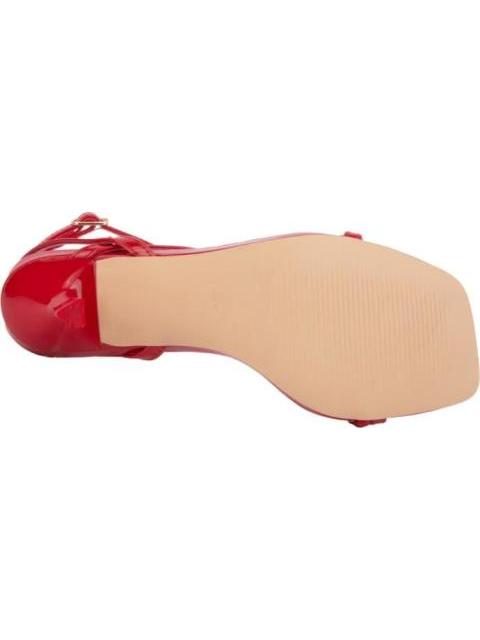 SANDALIA TIRAS ROJO YAELI