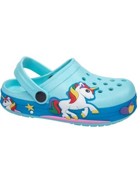 SANDALIA CON LUCES AZUL TURQUESA VIVIS SHOES KIDS