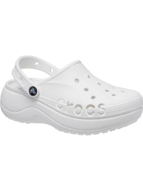 SANDALIA BAYA PLATFORM CLOG BLANCO CROCS