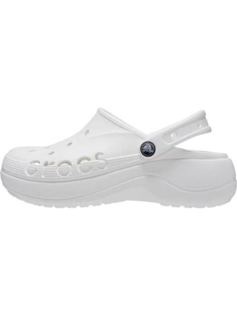 SANDALIA BAYA PLATFORM CLOG BLANCO CROCS