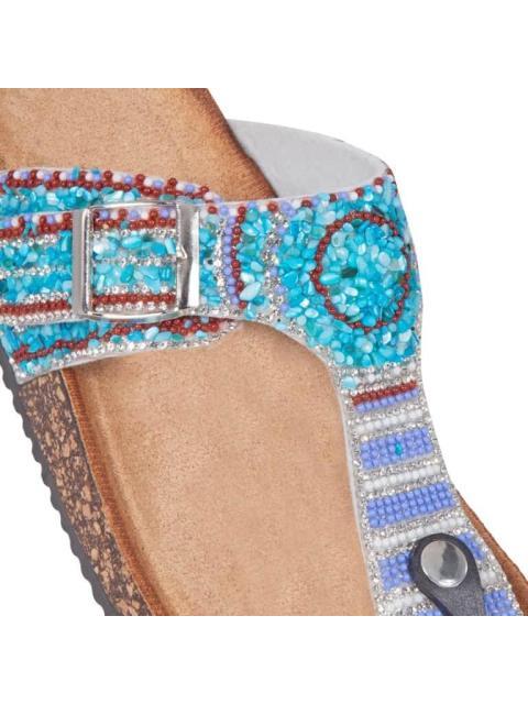 SANDALIA CASUAL AZUL VI LINE