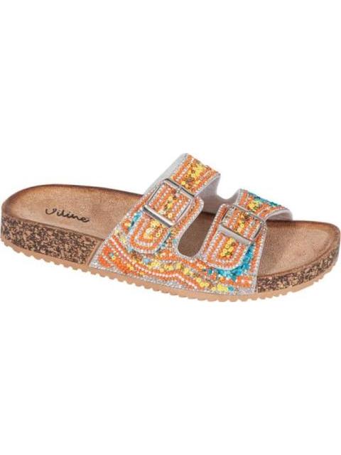 SANDALIA CASUAL NARANJA VI LINE