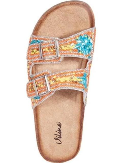 SANDALIA CASUAL NARANJA VI LINE