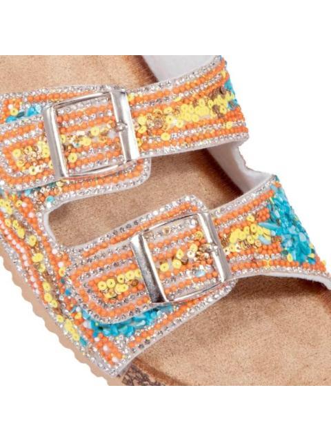 SANDALIA CASUAL NARANJA VI LINE