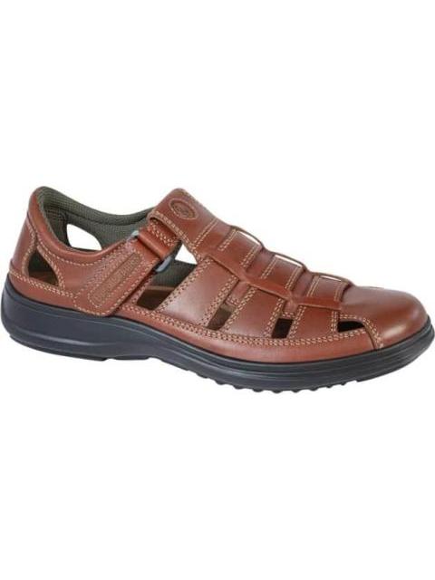 SANDALIA CASUAL DE PIEL CAFE HUSH PUPPIES