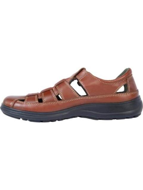 SANDALIA CASUAL DE PIEL CAFE HUSH PUPPIES