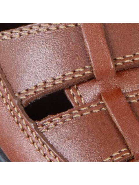 SANDALIA CASUAL DE PIEL CAFE HUSH PUPPIES
