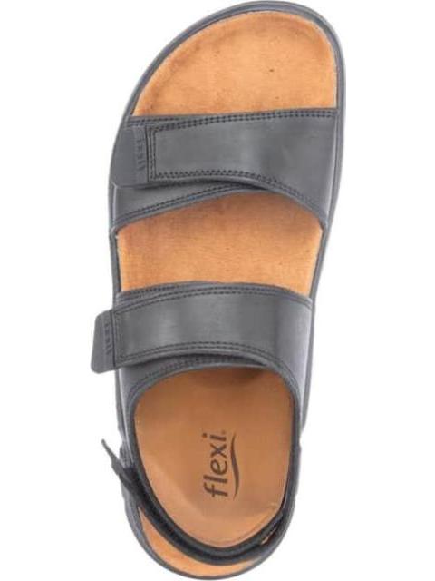 SANDALIA CASUAL DESTALONADA NEGRO FLEXI