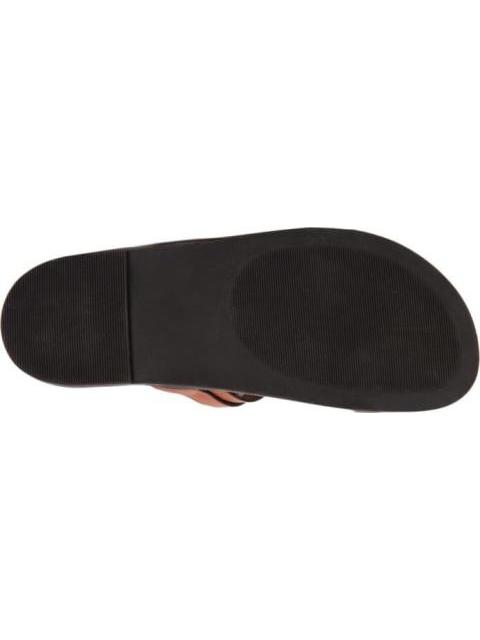SANDALIA PLANA COGNAC VI LINE FASHION
