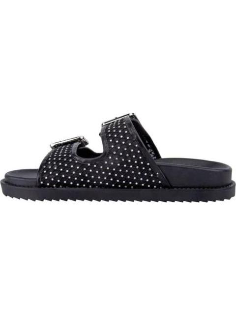 SANDALIA HEBILLAS NEGRO VI LINE FASHION