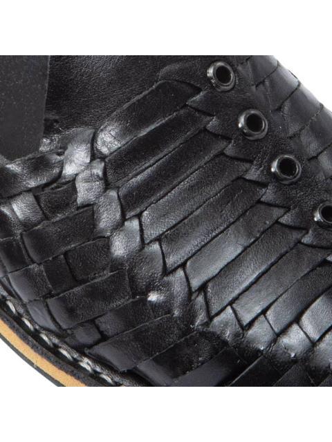 SANDALIA CASUAL HUARACHE ARTESANAL NEGRO KAFE