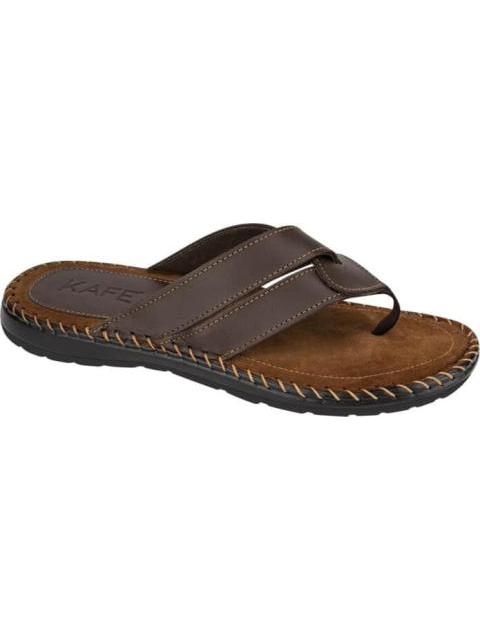 SANDALIA CASUAL PATA DE GALLO CAFE KAFE