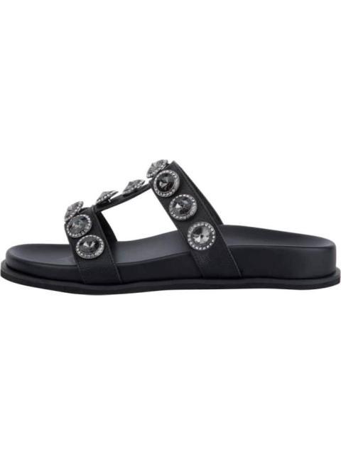SANDALIA PEDRERIA NEGRO VI LINE FASHION
