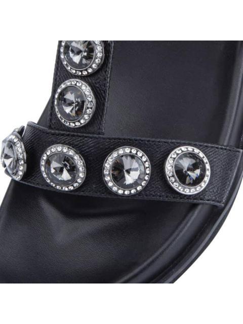 SANDALIA PEDRERIA NEGRO VI LINE FASHION