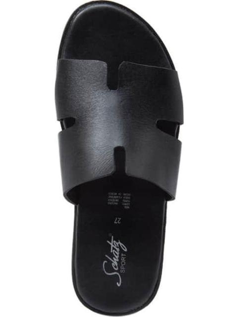 SANDALIA CASUAL SLIDE NEGRO SCHATZ SPORT