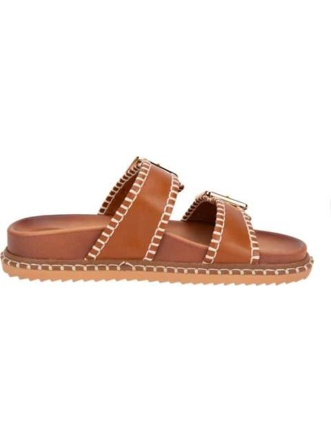 SANDALIA TEJIDA COGNAC VI LINE FASHION