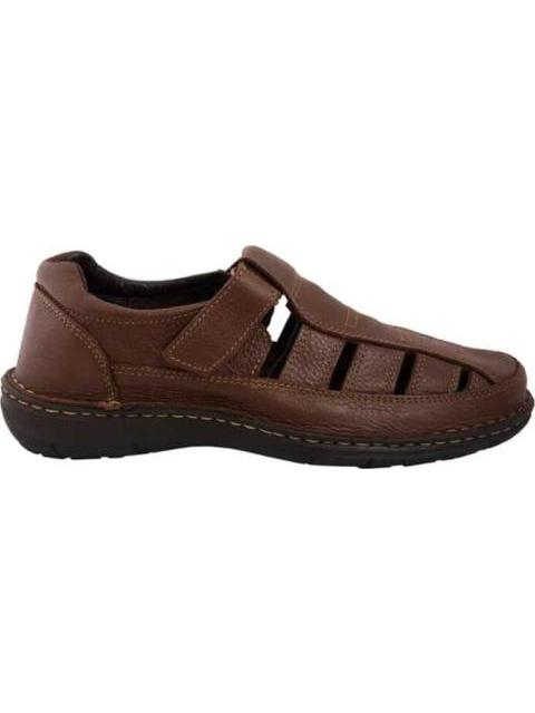 SANDALIA CASUAL TEJIDO A MANO MIEL KAFE