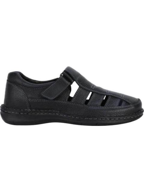 SANDALIA CASUAL TEJIDO A MANO NEGRO KAFE