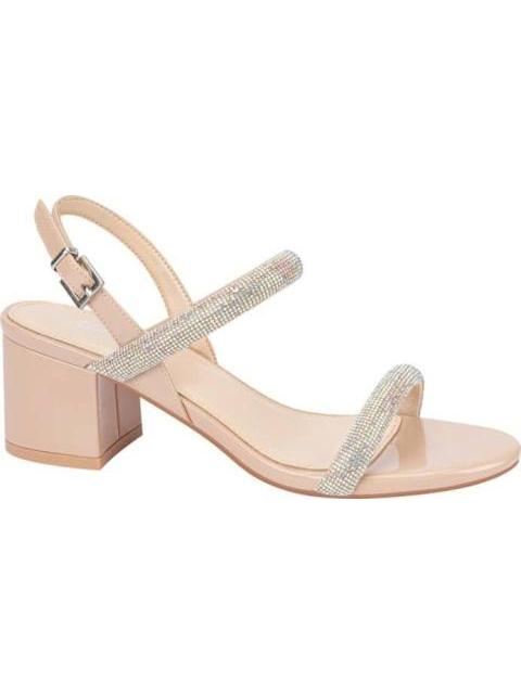 SANDALIA CON BRILLOS NUDE MOLTO BELLO
