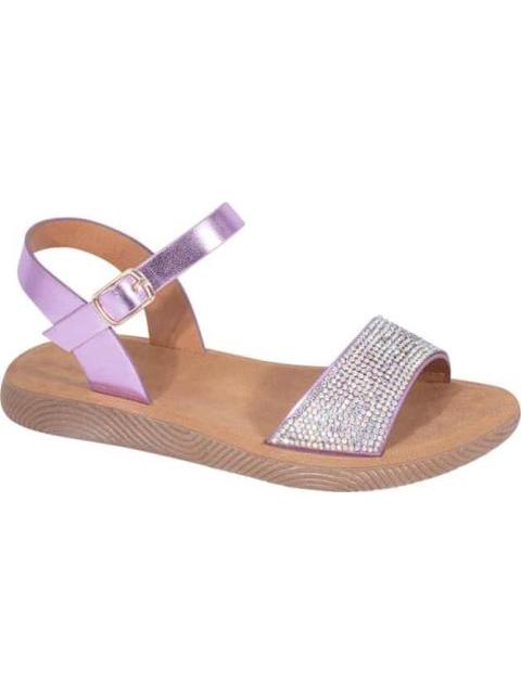 SANDALIA CON BRILLOS ROSA VIVIS SHOES KIDS
