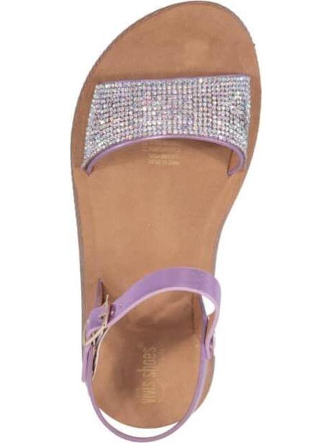 SANDALIA CON BRILLOS ROSA VIVIS SHOES KIDS