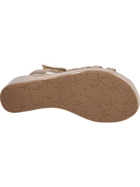 SANDALIA CON PLATAFORMA ORO VIVIS SHOES KIDS