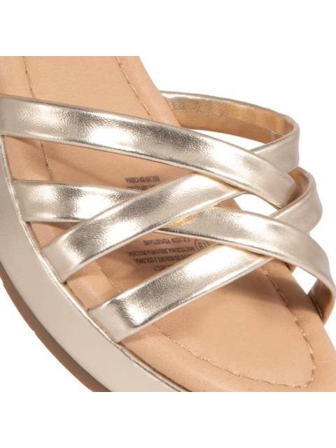 SANDALIA CON PLATAFORMA ORO VIVIS SHOES KIDS