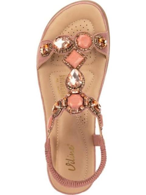 SANDALIA CONFORT BRILLOS ROSA VI LINE