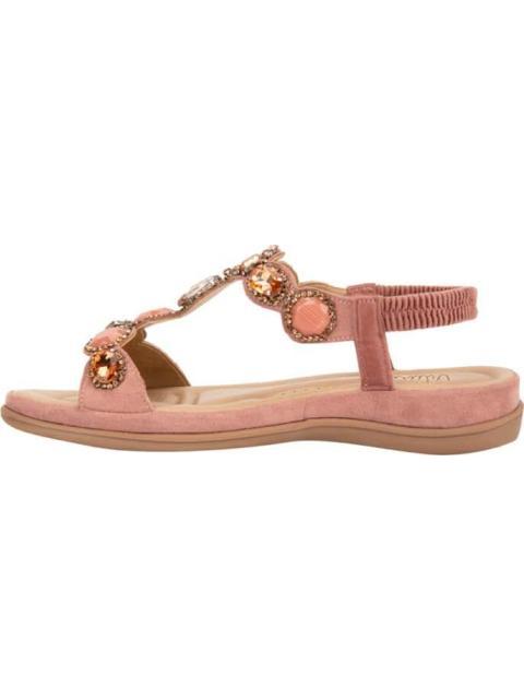 SANDALIA CONFORT BRILLOS ROSA VI LINE