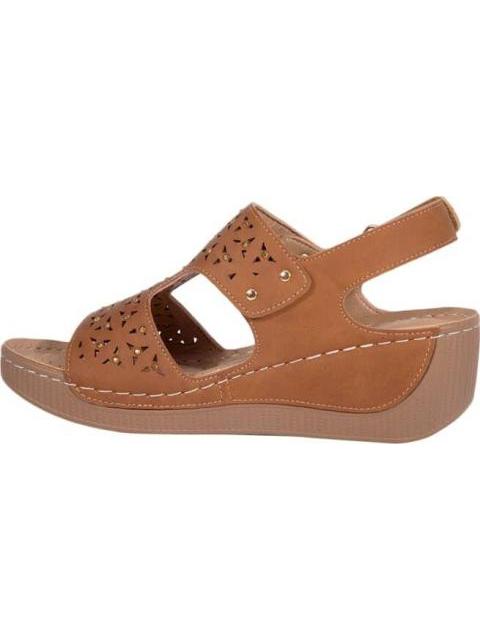 SANDALIA CONFORT CAMEL SHOSH