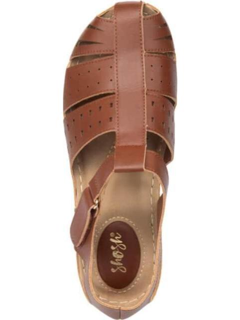 SANDALIA CONFORT CAMEL SHOSH