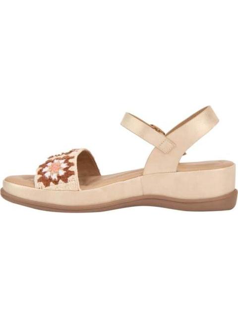 SANDALIA PLANA BEIGE VI LINE