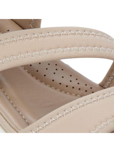 SANDALIA CONFORT LICRA BEIGE SHOSH