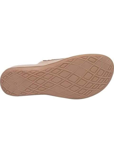 SANDALIA CONFORT CON BRILLOS BEIGE VI LINE