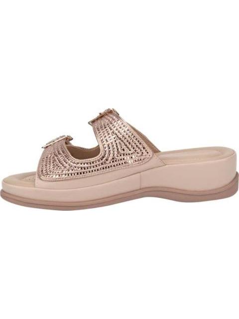 SANDALIA CONFORT CON BRILLOS BEIGE VI LINE