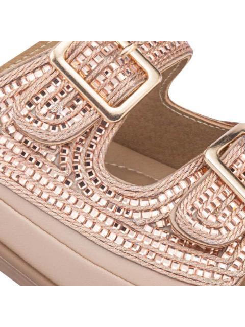SANDALIA CONFORT CON BRILLOS BEIGE VI LINE