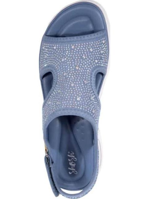 SANDALIA CON VALVULA AZUL SHOSH
