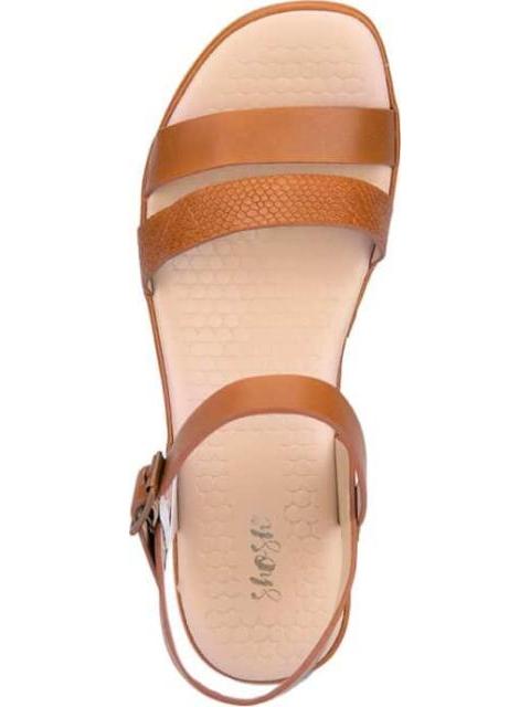 SANDALIA CONFORT COGNAC SHOSH