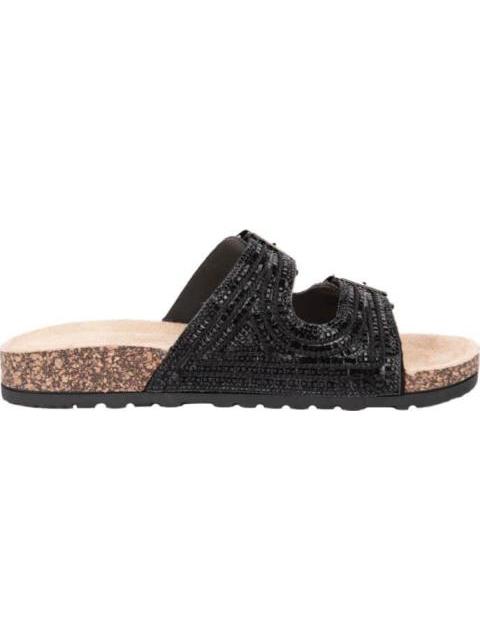 SANDALIA HEBILLAS NEGRO VI LINE