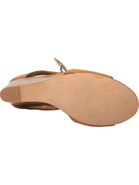 SANDALIA CUÑA CAMEL VI LINE