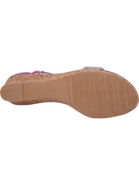 SANDALIA CUÑA ROSA VI LINE