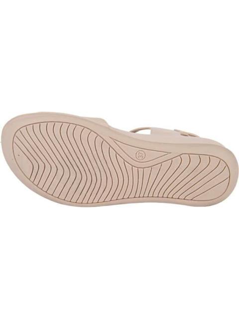 SANDALIA TACON CUÑA CONFORT BEIGE SHOSH