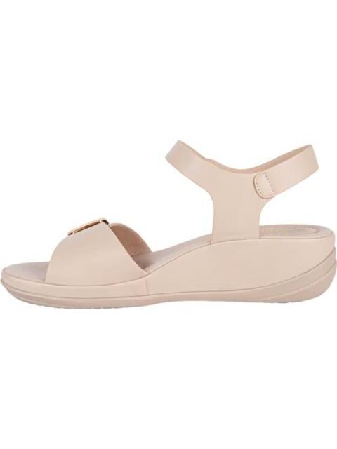 SANDALIA TACON CUÑA CONFORT BEIGE SHOSH